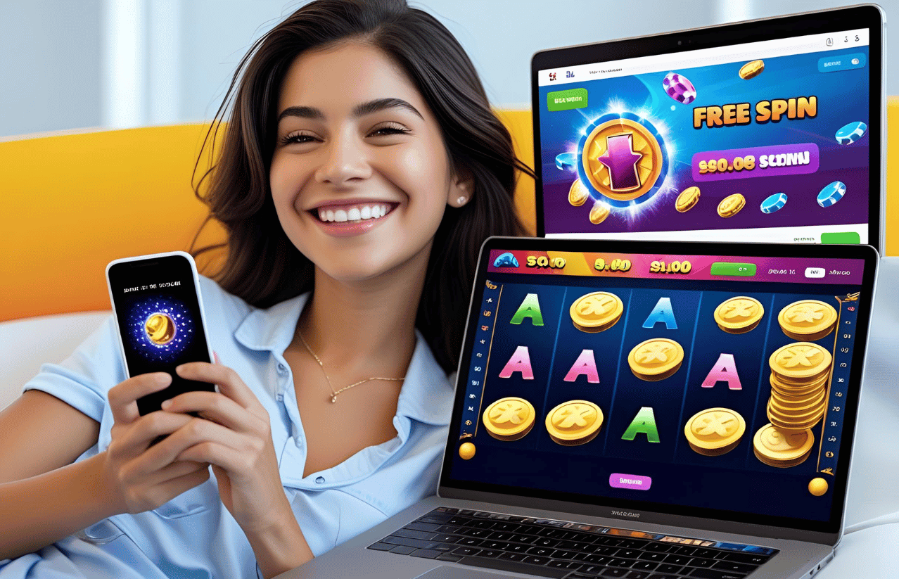 Ilustrasi Pemain Memilih Situs Gacor Terpercaya dengan Ikon Keamanan